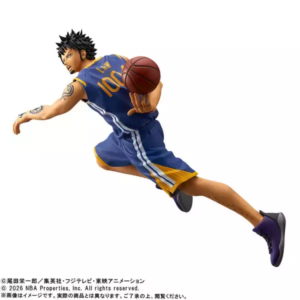 「「ONE PIECE」×NBAコラボフィギュア第4弾が予約受付中！ トラファルガー・ローとヤマトがユニフォーム姿は必見」の画像