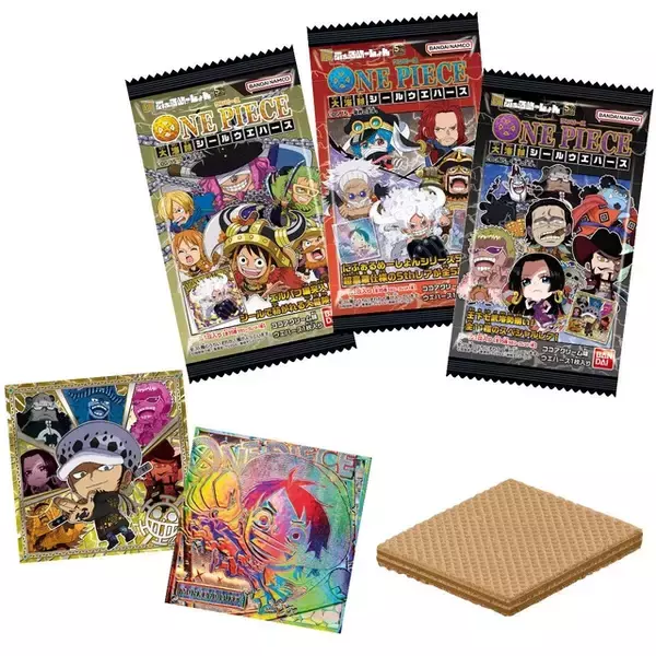 「「ONE PIECE」シールウエハース第15弾が登場！「エルバフ編」のキャラたちが集うラインナップ！」の画像