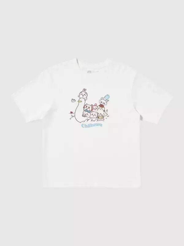 「ちいかわ、ハチワレ、うさぎが可愛くデザイン♪ 「ちいかわ」×ユニクロ「UT」コラボスウェットが発売！ 色んなシーンで着こなしたい」の画像