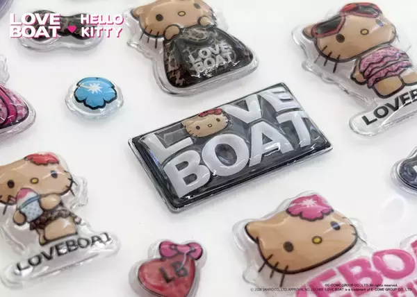 ハローキティ＆クロミ × LOVEBOAT コラボ！“ギャルかわ”な「ドリーミーキャンディシール」が新登場