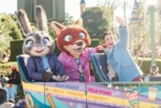上戸彩がサプライズ登場！「ズートピア」ジュディ＆ニックと東京ディズニーランドでスペシャルグリーティング開催