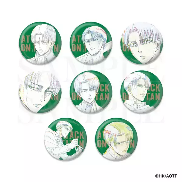 「「進撃の巨人」エレン、リヴァイ、ハンジも立体機動装置で躍動…！“激動”テーマ＆原画素材を活かしたグッズ登場」の画像