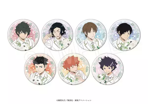 「「ワールドトリガー」ジャンプフェスタ2026にて新作グッズを先行販売！ 花束を抱えた太刀川、二宮、生駒らボーダー隊員が集結」の画像