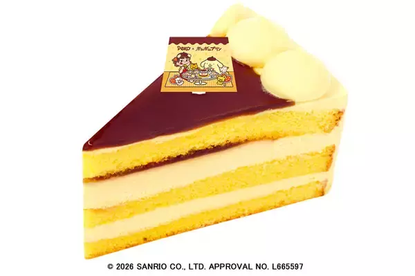「ポムポムプリンがペコちゃんとコラボ♪ プリン風ケーキやおかしポーチ、限定ショッパーが可愛すぎ！“ポムっと一息”の1か月限定企画」の画像