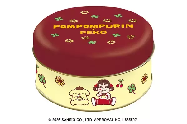 「ポムポムプリンがペコちゃんとコラボ♪ プリン風ケーキやおかしポーチ、限定ショッパーが可愛すぎ！“ポムっと一息”の1か月限定企画」の画像