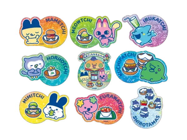 「たまごっち」×モスバーガーコラボ第2弾！まめっちたちがハンバーガーやポテトを囲んだ描き下ろしイラストグッズがもらえる♪