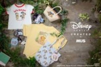 「くまのプーさん」愛しいドジっ子シーンをヴィンテージ風ファッションに！Tシャツやバスケットバッグが発売