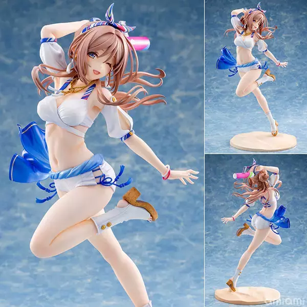 「“サマーマ！”「学園アイドルマスター」姫崎莉波が「キミとセミブルー」のイラストをもとに立体化！ 抜群のプロポーションと夏らしい爽やかな躍動感をお手元でも」の画像