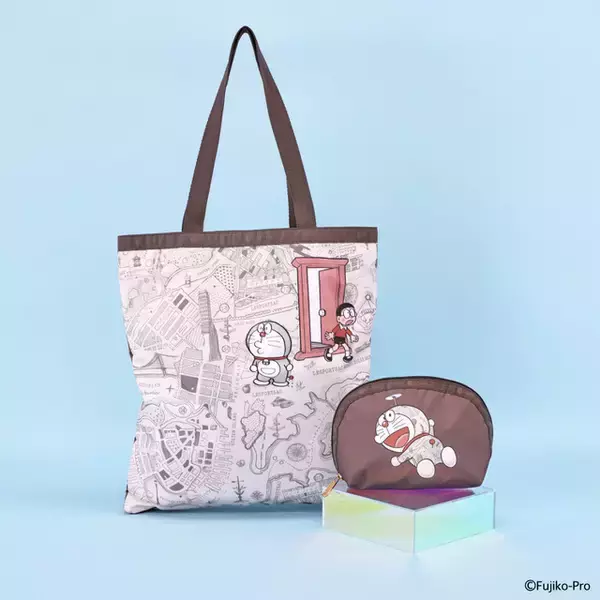 「ドラえもん」どこでもドアから飛び出すドラえもん&のび太や、タイムマシンをデザイン！N.Y発「レスポートサック」バッグコレクション登場
