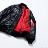 「「ガンダム」シャアをイメージした豪華レザー仕様！ALPHA INDUSTRIESとのラボ“MA-1”登場」の画像3