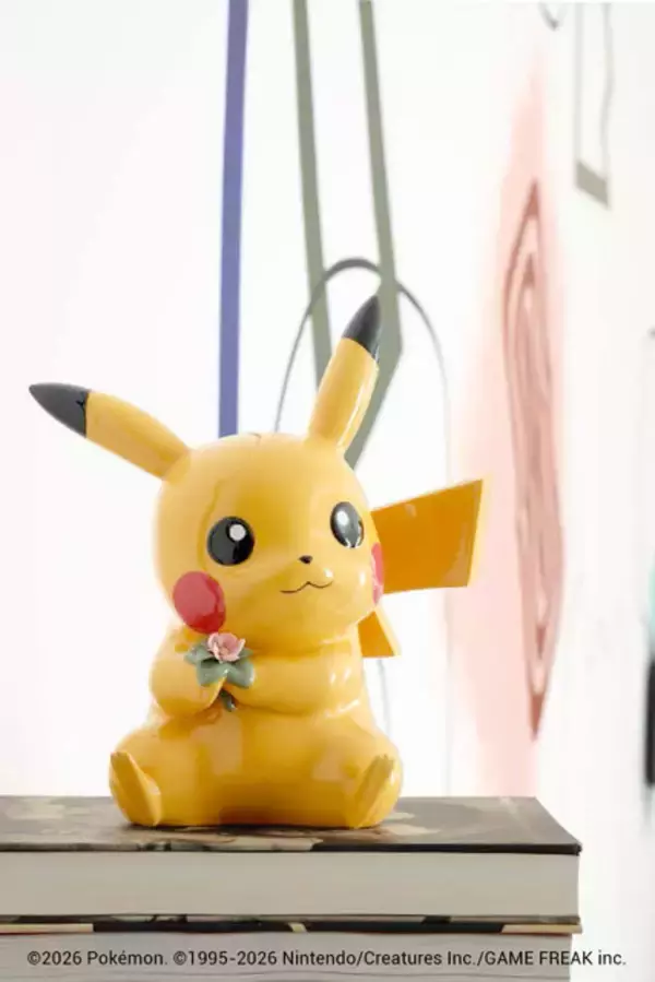 「「ピカチュウ」と「イーブイ」がラグジュアリーな陶器で登場♪リヤドロとコラボ！」の画像