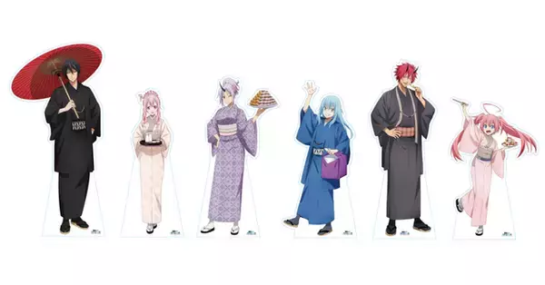 「「転スラ」リムル、シオン、ベニマルたちが着物姿で上品に♪ “着物レンタルVASARA”コラボでオリジナルグッズも展開」の画像