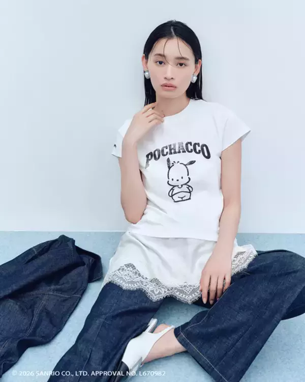 「ポチャッコ」大人女子もかわいく☆Tシャツやパーカー、バッグなど夏が楽しくなる全5型が登場「Mila Owen」初コラボ【8月1日発売】