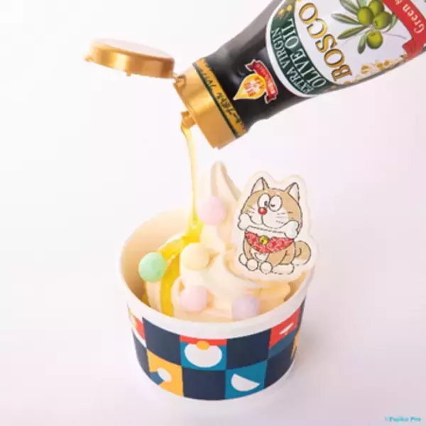 「ドラえもん史上最大のイベントに特別メニューが登場♪ BOSCOオリーブオイルをかけて味わおう」の画像