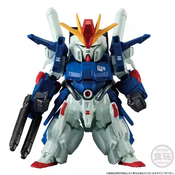 「「ガンダムZZ」より「フルアーマーZZガンダム」のミニフィギュア再販！ ハイパー・ビーム・サーベルが新規収録し、迫力ある姿が楽しめる」の画像
