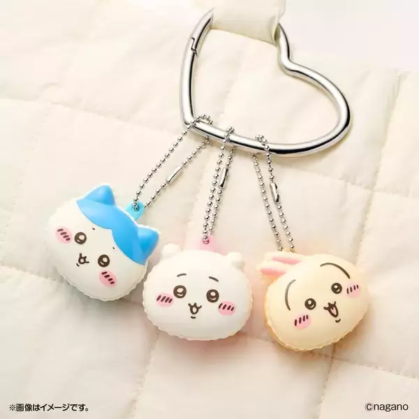 ちいかわ、ハチワレたちのお顔がキュート♪ 「ちいかわ」コロッとかわいいマカロン型コスメが登場！ 実用性も兼ね備えたホイップ風マグネットも