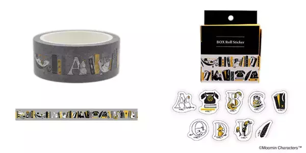 「「ムーミン」書店限定のABC collection BOOKSHELFが登場♪アルファベットアートのグッズ展開」の画像