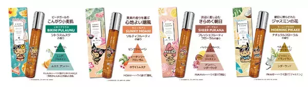 「「サンリオ」みちょぱプロデュースブランド「プア ナナラ」とコラボ！こんがり肌のキティ、クロミ、マイメロ、ポチャッコの香水＆ジェルが登場♪」の画像