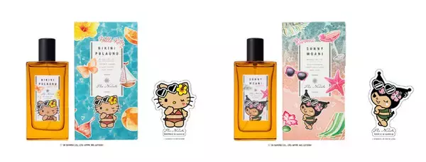 「「サンリオ」みちょぱプロデュースブランド「プア ナナラ」とコラボ！こんがり肌のキティ、クロミ、マイメロ、ポチャッコの香水＆ジェルが登場♪」の画像