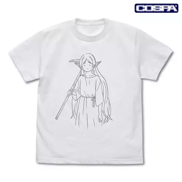 「「鉱山で300年働くことになっちゃった」しょんぼりフリーレンがTシャツに!? “投げキッス”フリーレンはトートに♪「葬送のフリーレン」新作グッズが続々」の画像