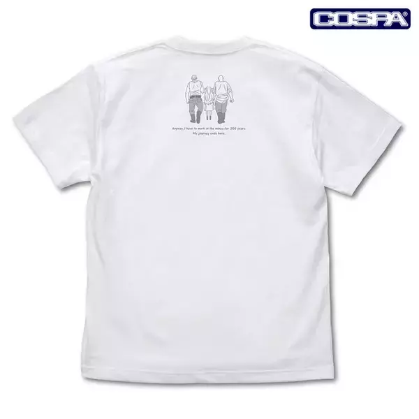 「「鉱山で300年働くことになっちゃった」しょんぼりフリーレンがTシャツに!? “投げキッス”フリーレンはトートに♪「葬送のフリーレン」新作グッズが続々」の画像