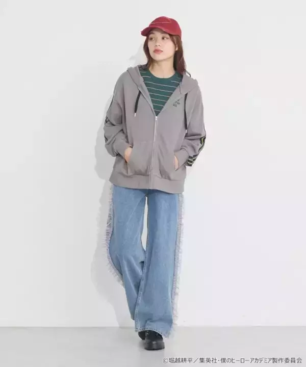 「「ヒロアカ」デクや爆豪たちのヒーローコスチュームをオマージュ！「earth music＆ecology Japan Label」コラボアイテムが登場」の画像