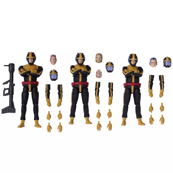「「ガンダム」ガイア、オルテガ、マッシュの黒い三連星がフィギュア化！「オルテガ、マッシュ！ジェットストリームアタックを仕掛けるぞ！」」の画像