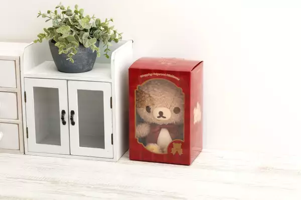 「「リラックマ」チェック＆リボンで上品、ふわふわ！ “ぬいぬいリラックマ”が登場」の画像