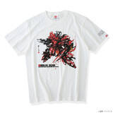 「νガンダム、ディジェ、百式などを筆絵タッチで表現！ 「ガンプラ」BOXアートを取り入れたTシャツ登場！ アムロ、シャアの歴代搭乗機を振り返れるラインナップ」の画像2