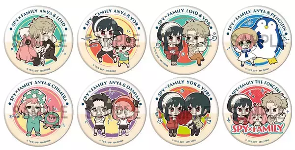 「「SPY×FAMILY」最終回での“アーニャ＆ペンギン”がキュート♪ヨル＆ユーリは新規描き下ろし！缶バッジ登場」の画像