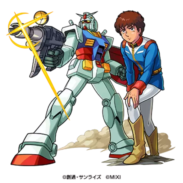 「「ガンダム×モンスト」コラボが開催決定！スレッタ＆アムロのキャライラストが先行公開」の画像