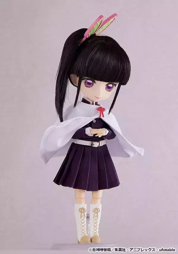 「「鬼滅の刃」栗花落カナヲが“Harmonia humming”からドール化♪ 特徴的な髪飾りや日輪刀も作り込み◎」の画像