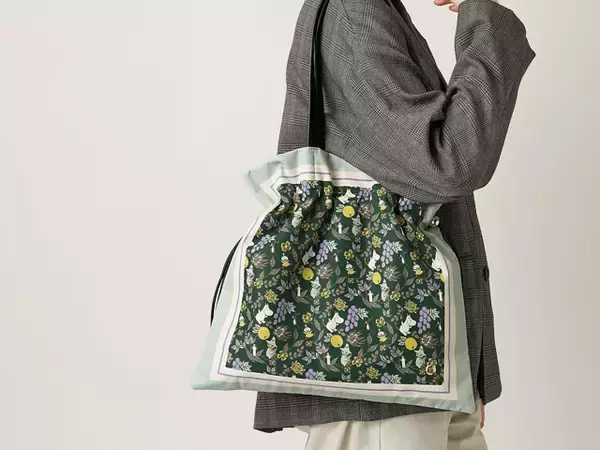 「ムーミン」の世界観を纏うトートバッグが登場♪ 心躍るエレガントなデザインに3色が追加