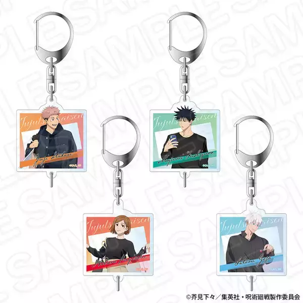 「「呪術廻戦」虎杖悠仁、五条悟らの休日ショッピング姿を描き下ろし♪ アニメ5周年新作グッズが登場」の画像