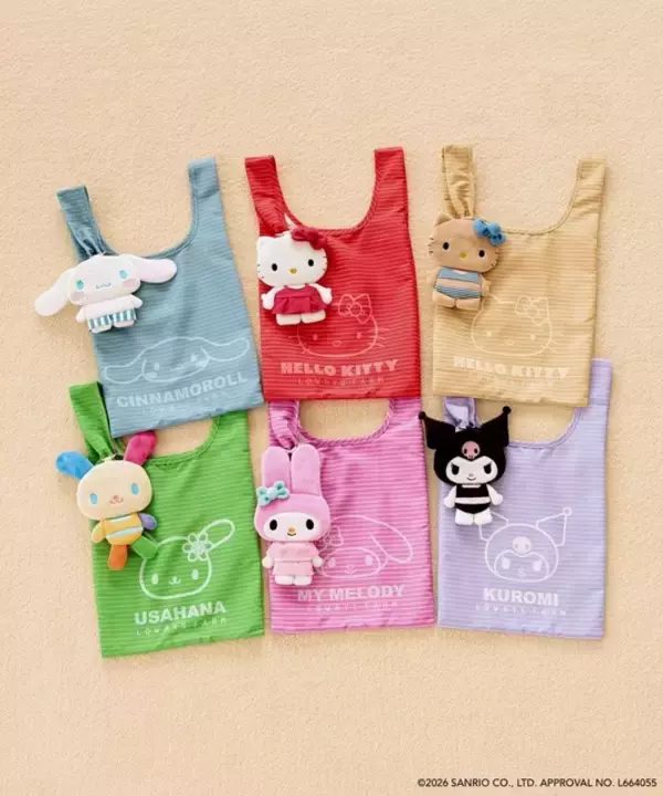 「「サンリオ」夏先取り！ポムポムプリンやシナモロールの日焼け水着にギュン☆ 「LOWRYS FARM」コラボで全13 アイテム」の画像