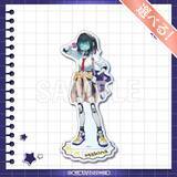 「「ミルサブ」チハルやマキナたちが学生服姿に！リョーコは先生!? 新規描き起こしイラストがオンラインくじの賞品に」の画像4