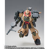 「アフリカ戦線を支えた局地戦用MS「ザク・デザートタイプ」のフィギュアが2次抽選受付中！  頭部のモノアイは回転ギミックを搭載」の画像5