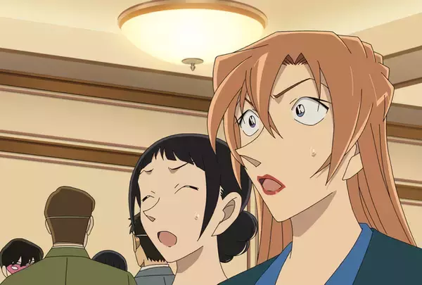 「アニメ「名探偵コナン」千速（CV田中敦子）と重悟（CV大塚明夫）、そしてコナン（CV高山みなみ）が事件解決に動く！R165話先行カット公開」の画像