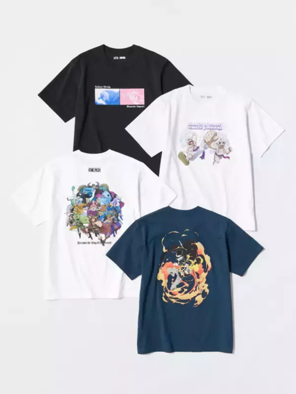「ワンピース」サボ“火炎・竜王!!”が激アツ…！ガーブ＆コビーの師弟デザインも胸熱なユニクロ「UT」が登場