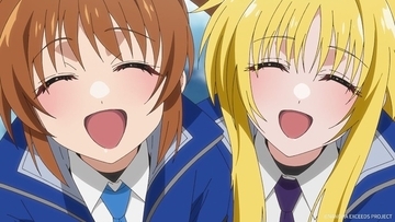 夏アニメ「なのはEXGV」なのはからスカウトされるシイナは、はやてから“世界を救う方法”を聞き…？第2話先行カット