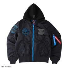 「ガンダム」ハサウェイ・ノア モデルの新作フライトジャケットが登場！アクリルスタンドがもらえるキャンペーンも♪