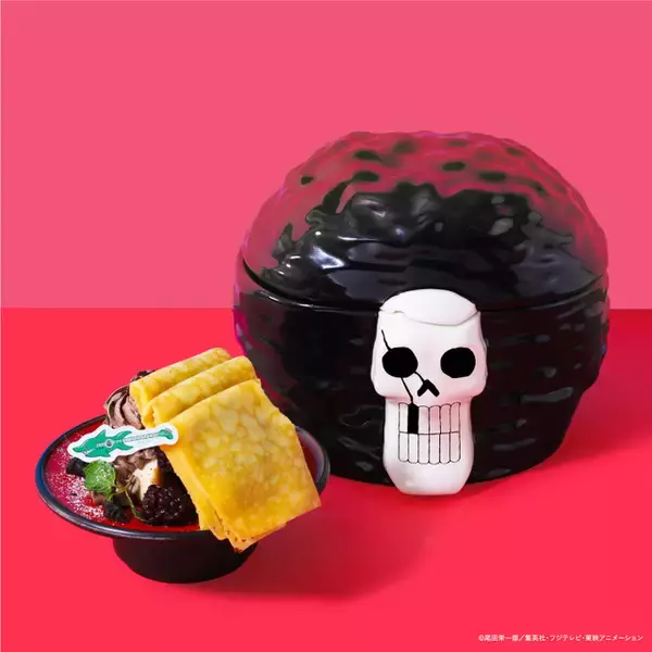 「「ワンピース」ローとコラさん“最期の笑顔”がスイーツに♪ゾロ「なにも!!!な゛かった…!!!!」キーマカレーもピリ辛！期間限定コラボカフェ第2弾メニュー」の画像