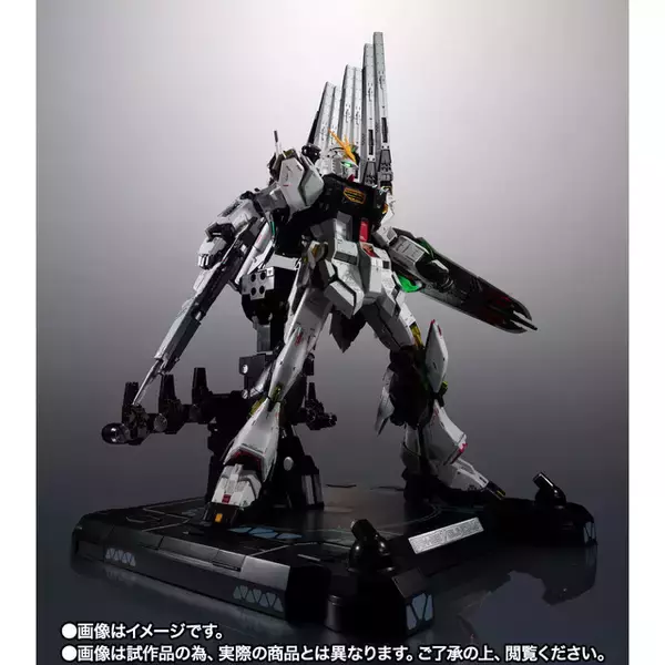 「この精巧さに惚れ惚れ♪ 「機動戦士ガンダム 逆襲のシャア」νガンダムがフィン・ファンネル装備が抽選販売受付中！ 「解体匠機」の本体とオプションパーツがセットになった豪華版」の画像