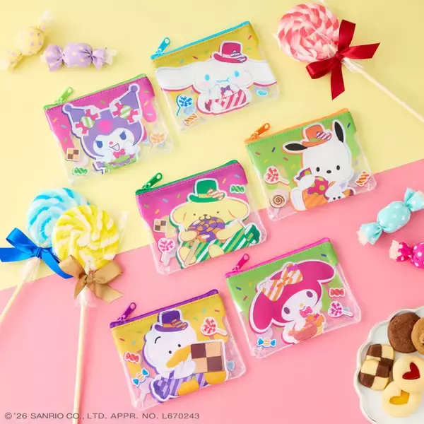 「ポムポムプリン、クロミ、シナモロールがキャンディーになっちゃった!? 「サンリオ」キュートなぬいやマスコットがナムコ限定で登場！ 超BIGなぬいぐるみも」の画像