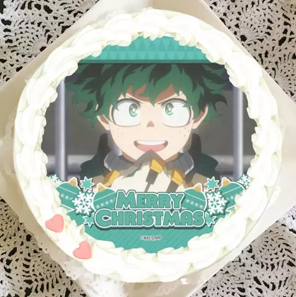 「「ヒロアカ」デク、爆豪、お茶子らと一緒にクリスマスを楽しもう！ クリスマス限定デザインのプリントケーキ20種登場」の画像
