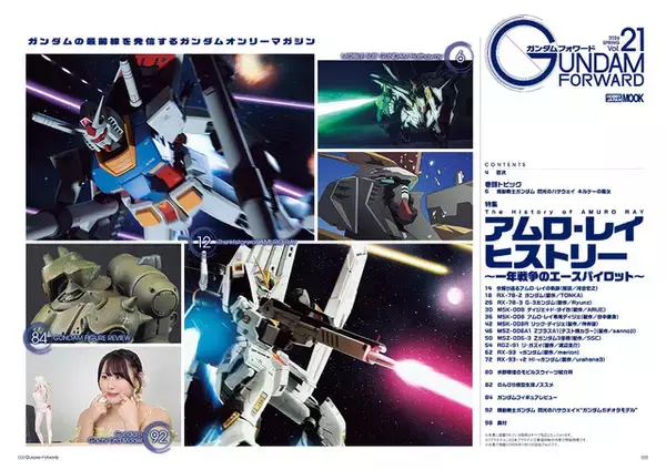 「「ガンダム」νガンダムやディジェなどアムロが歩んだ歴史やMSを特集！「ガンダムフォワード」第21弾が発売」の画像
