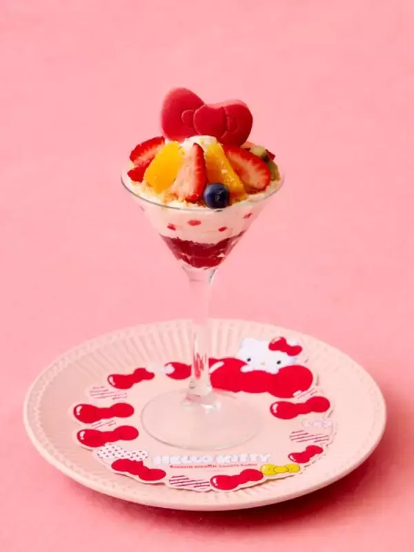「ハローキティ＆タイニーチャムの“リボン”が超かわいい♪ スイーツビュッフェが京都センチュリーホテルで開催」の画像