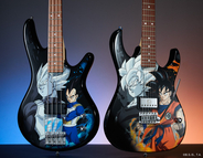 「ドラゴンボールZ」孫悟空、ベジータ、ピッコロがギターに☆ピックやストラップまで特別デザインでわくわくするぞっ!!