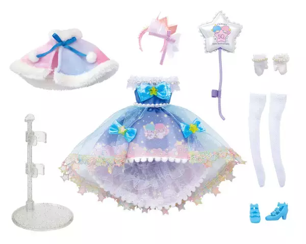 「「リカちゃん」×キキ&ララの“ゆめかわいい”世界観がキュート♪ リトルツインスターズ50周年を記念した特別仕様」の画像