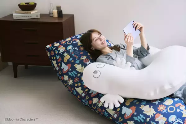 「ムーミン」×「Yogibo」コラボ♪ ビンテージパターン&ニョロニョロのデザインが新登場